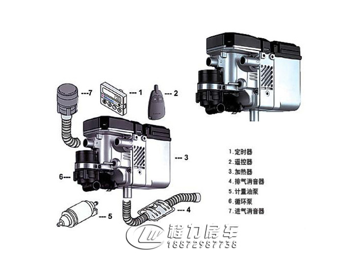 程力房車(chē)配件偉巴斯特駐車(chē)燃油加熱器